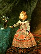 Diego Velazquez infanta margarita vid tre ars alder France oil painting reproduction